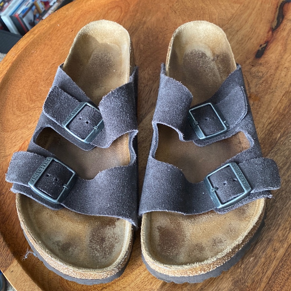 Birkenstock Dark Gray Suede Arizona 42